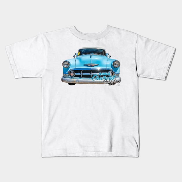 1953 Chevrolet BelAir 2 Door Hardtop Kids T-Shirt by Gestalt Imagery